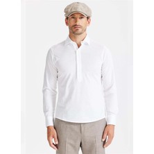 Tombolini Beyaz Erkek Slim Fit Polo T-Shirt WJ32.ZJ80.U010