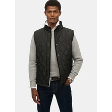 Superdry Antrasit Erkek Regular Fit Baklava Yelek M5012273A-9KK