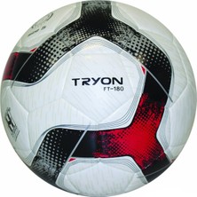 Tryon FT-180 Futbol Topu Beyaz Kırmızı Siyah Renkli 4 Numara Özellikli Zemin İçin