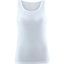 BLACKSPADE 1266 Kadın Beyaz Kalın Askı Thermal Atlet %49 Viskoz %49 Polyester 3XL Beden