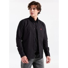 Hugo Siyah Unisex Slim Fit Gömlek 50479302_EVITO
