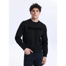 Blauer Siyah Erkek Standart Sweatshirt 25WBLUF03186-999 Crosby