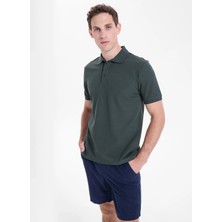 Limon Haki Erkek Polo T-Shirt L6SM-TST9524