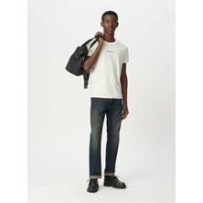 İkks Ikks Beyaz Erkek Regular Fit Yazı Baskılı T-Shirt M210133