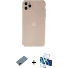 Pileli Store Pilelistore™ iPhone 11 Pro Max Kılıf Atlas Minimal Prime - Siyah 3D Antistatik Seramik Nano Ekran Koruyucu + Metal Kamera Lens Koruma Cam - Gd