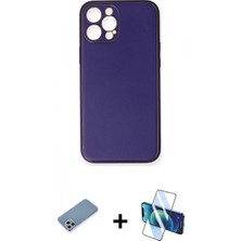 Pileli Store Pilelistore™ iPhone 12 Pro Kılıf Yadigar Klasik - Siyah 3D Antistatik Seramik Nano Ekran Koruyucu + Shine Kamera Lens Koruma Cam - Gs