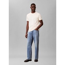 Calvin Klein Jeans Açık Sarı Erkek T-Shirt LV04RD254GZRK Açık Sarı T-Shirt
