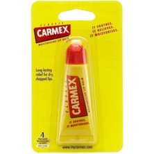 Carmex Klasik Lip Balm Tüp 10G SPF 15 Dudak Bakım Özelliği ile Kuru Dudaklar İçin Koruma