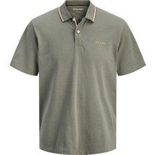 Jack & Jones Jack&jones Blaze Erkek Kahverengi Polo Yaka Tişört