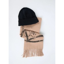 Lauren Ralph Lauren Siyah Kadın Atkı-Bere Takım 454P04494