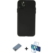 Pileli Store Pilelistore™ iPhone 11 Pro Max Kılıf Atlas Minimal Prime - Siyah 3D Antistatik Seramik Nano Ekran Koruyucu + Metal Kamera Lens Koruma Cam - Gd