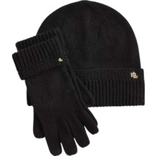 Lauren Ralph Lauren Siyah Kadın Atkı-Bere Takım 454P04495