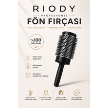 Riody Profesyonel Fön Fırçası Isıya Dayanıklı Alüminyum Gövde Hızlı Kurutma Hacim Veren Saç Fırçası