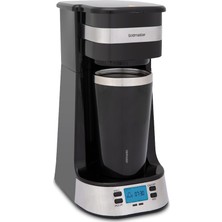 Goldmaster Dijital Zaman Ayarlı Sızdırmaz Çelik Termoslu Filtre Kahve Makinesi 420 ml Kapasite
