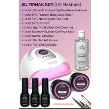 Cr-Oje Jel Tırnak Seti Kurutucu Makinalı