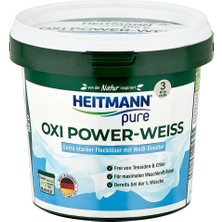 Heitmann Pure Oxi Güçlü Beyaz Çamaşır Deterjan 500 gr 14 Yıkama Standart Koku