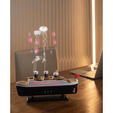 Bowie Gemi Buhar makinası humidifer difüzör çocuk ve bebek odaları için Hava nemlendirici