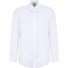 Brooks Brothers Beyaz Erkek Slim Fit Gömlek BBSS26MSH037