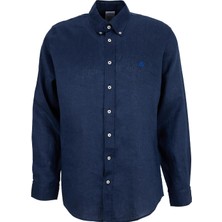 Brooks Brothers Lacivert Erkek Düğmeli Regular Fit Gömlek BBSS26MSH022