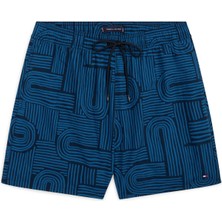 Tommy Hilfiger Mavi Erkek Şort Mayo UM0UM034910Z2