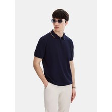 Back And Bond Lacivert Erkek Regular Fit Triko T-Shirt B35S40031
