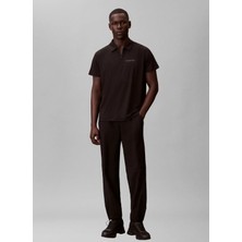 Calvin Klein Jeans Siyah Erkek Polo T-Shirt LVGMS6K110UB1 Siyah Polo T-Shirt