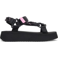 Tommy Hilfiger Siyah Kadın Sandalet EN0EN02970BDS