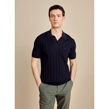 Brooks Brothers Lacivert Erkek Standart Triko Kazak BBSS26MKL009