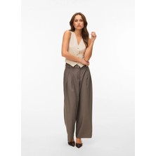 Vero Moda Ekru Kadın Yelek Vmmymılo S/l Waıstcoat Wvn Ga