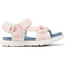 Camper Pembe - Beyaz Kız Çocuk Sandalet Oruga Sandal Kids