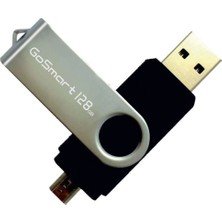 Gosmart 128 GB USB 2.0 Akıllı USB Bellek Siyah Renkli Mobil Cihazlarla Uyumlu