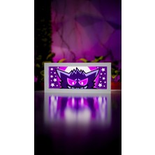 Jade Produck 👻 Pokémon Gengar - LED Işık Kutusu 💜