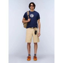 Napapijri S-Phos SS-NP0A4G5AB2Q1 Lacivert Yuvarlak Regular Fit Baskılı Erkek T-Shirt