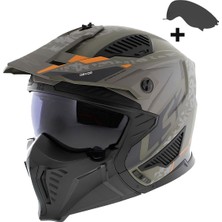Ls2 Drıfter Devor Mat Kum Çene Çıkarılabilir Modüler Motosiklet Kaskı