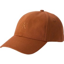 Calvin Klein Turuncu Kadın Nakışlı Şapka Monogram Embroıdery Baseball Cap