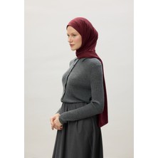 Fresh Scarfs Penye Şal Bordo