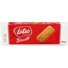 Lotus Biscoff Karamelize Bisküvi 250 gr Doğal İçeriklerle Hafif Atıştırmalık