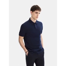 Back And Bond Koyu Lacivert Regular Fit Örme Polo Yaka Tişört
