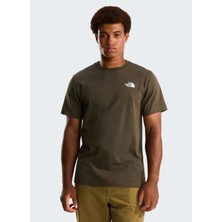 The North Face NF0A8GUW21L1-NORTH Faces Tee-Grap Haki Regular Fit Düz Erkek T-Shirt