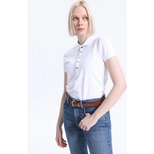 Lauren Ralph Lauren Beyaz Kadın Polo T-Shirt 200679219
