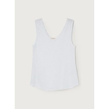 American Vintage Beyaz Kadın T-Shirt SON29GE26