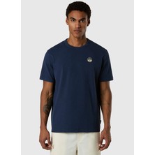 North Sails Koyu Lacivert Erkek Regular Fit Baskılı T-Shirt NS0000693165