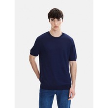 Back And Bond Lacivert Erkek Triko T-Shirt B35S40019