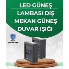 Mey Ithalat® Şeffaf Abajurlu Duvar Tipi Solar Işık