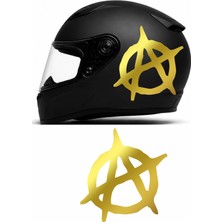 Sticker Usta Anarşi Logo Sticker Araba Oto Motosiklet Kask Karavan Sticker 00215