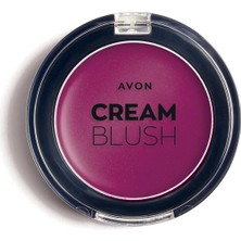 Avon Cream Blush Krem Allık 2.4 Gr Plum Pop Renkli Kremsi Yapı ile Kolay Uygulama
