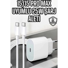 Mey Ithalat® Ios Uyumlu Type-C Girişli Hızlı Şarj 15/15 Pro Max Adaptör ve Kablosu