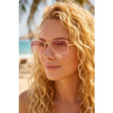 Extoll Retro Beşgen Kadın Erkek Güneş Gözlüğü Unisex Gözlük Ex612E
