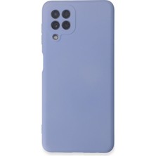 Mey Ithalat®  Samsung Galaxy A22 Kılıf Nano Içi Kadife Silikon - Lila
