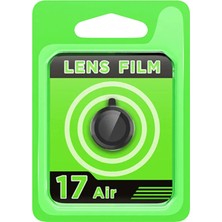 Mey Ithalat®   Iphone 17 Air Raze Metal Kamera Lens - Siyah